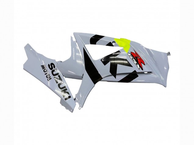 2007-2008 Suzuki GSXR 1000 Motorcycle Fairings - Light Grey Green Black