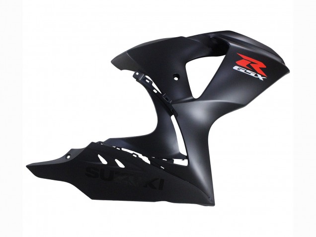 2007-2008 Suzuki GSXR 1000 Motorcycle Fairings - Matte Black Red Decal