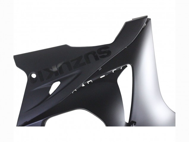 2007-2008 Suzuki GSXR 1000 Motorcycle Fairings - Matte Black Red Decal