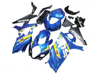 2007-2008 Suzuki GSXR 1000 Motorcycle Fairings - Blue Yellow Black