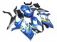 2007-2008 Suzuki GSXR 1000 Motorcycle Fairings - Blue Yellow Black