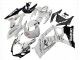 2007-2008 Suzuki GSXR 1000 Motorcycle Fairings - White Black Alstare Corona Motul