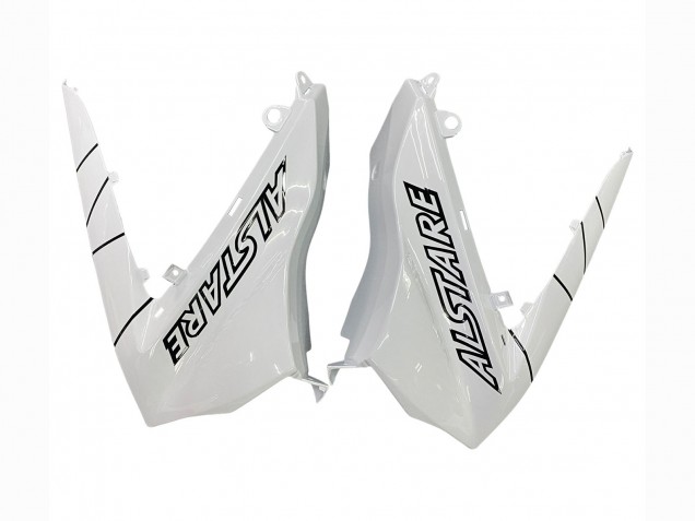 2007-2008 Suzuki GSXR 1000 Motorcycle Fairings - White Black Alstare Corona Motul