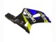 2001-2003 Suzuki GSXR 600 / GSXR 750 Motorcycle Fairings - Blue Yellow Glossy Black