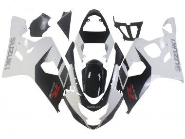 2004-2005 Suzuki GSXR 600 / GSXR 750 Motorcycle Fairings - White Black Red