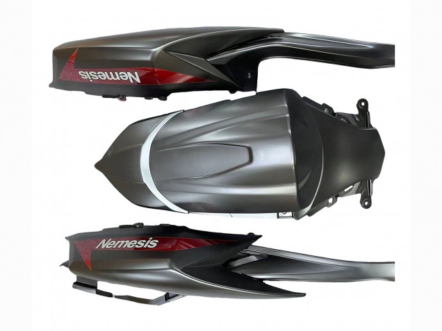 2008-2010 Suzuki GSXR 600 / GSXR 750 Motorcycle Fairings - Matte Black Red