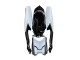 2008-2010 Suzuki GSXR 600 / GSXR 750 Motorcycle Fairing - White Black