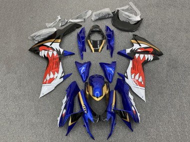 2011-2024 Suzuki GSXR 600 / GSXR 750 Motorcycle Fairings - Blue Gold Red Black