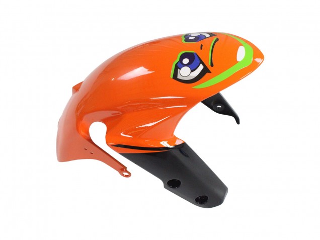 2011-2024 Suzuki GSXR 600 / GSXR 750 Motorcycle Fairings - Light Blue Orange Black White Shark 46