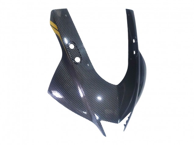 2019-2021 Yamaha YZF R3/R25 Motorcycle Fairings - Gold Black Carbon Fiber