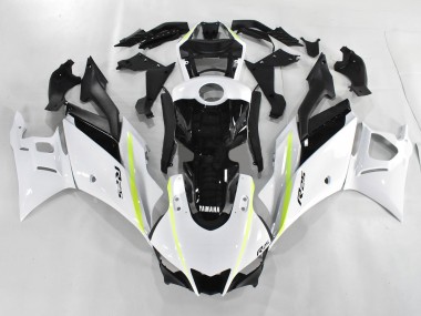 2019-2021 Yamaha YZF R3/R25 Motorcycle Fairings - White Green Black