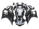 2022-2024 Yamaha YZF R3/R25 Motorcycle Fairings - Black Carbon Fiber Style Silver Blue