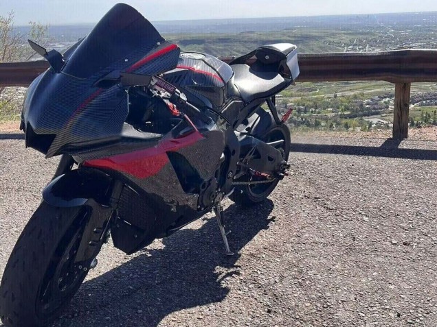 2020-2025 Yamaha YZF 1000 R1 Motorcycle Fairings - Black Carbon Fiber Red