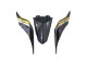 2017-2023 Yamaha YZF 600 R6 Motorcycle Fairings - Gold Black Carbon Fiber