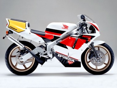 1990-1993 Honda NSR250R Motorcycle Fairings - White Red Yellow Black