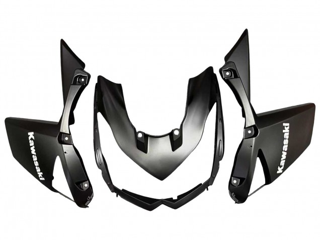 2010-2013 Kawasaki Z1000 Motorcycle Fairings - Orange Glossy Black