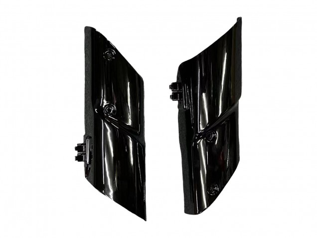 2010-2013 Kawasaki Z1000 Motorcycle Fairings - Orange Glossy Black