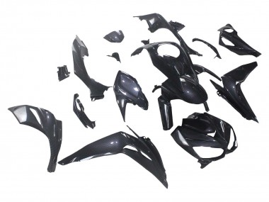 2014-2019 Kawasaki Z1000 Motorcycle Fairings - Black Carbon Fiber