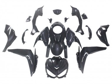 2014-2019 Kawasaki Z1000 Motorcycle Fairings - Black Carbon Fiber