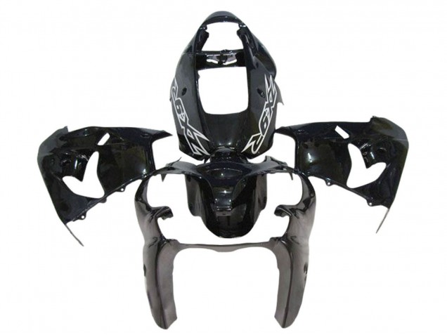 2000-2001 Kawasaki ZX9R Motorcycle Fairings - Glossy Black