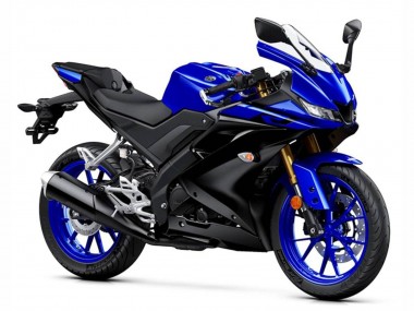 2018-2024 Yamaha YZF R15 Motorcycle Fairings - Blue Matte Black
