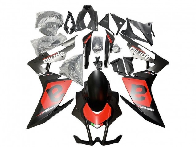 2009-2015 Aprilia RSV4 1000 Motorcycle Fairings - Matte Black Red White