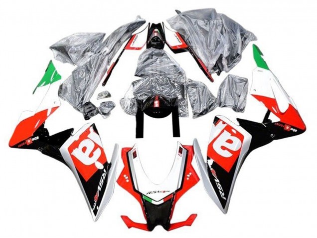 2009-2015 Aprilia RSV4 1000 Motorcycle Fairings - Red Black Silver Green