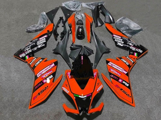 2009-2015 Aprilia RSV4 1000 Motorcycle Fairings - Red Black