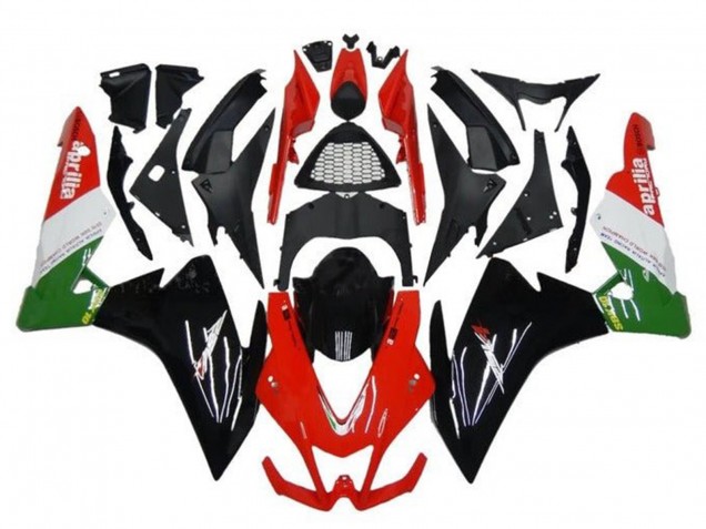 2009-2015 Aprilia RSV4 1000 Motorcycle Fairings - Red Black Green White