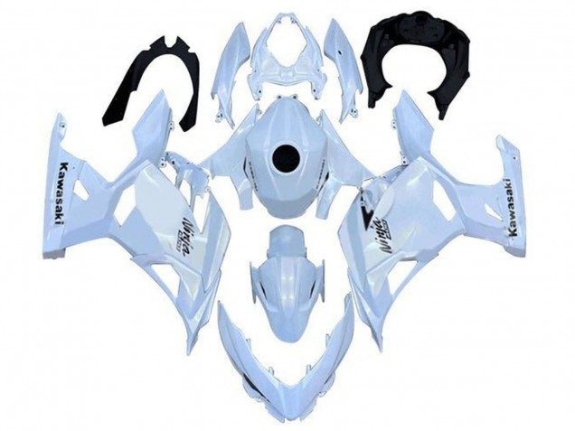 2018-2024 Kawasaki Ninja 400 Motorcycle Fairings - Pearl White
