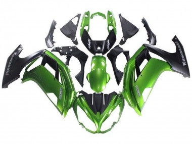 2012-2016 Kawasaki Ninja 650 EX650 Motorcycle Fairing - Green Matte Black