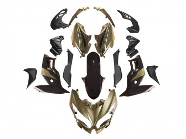 2015-2021 Kawasaki Versys 650 Motorcycle Fairings - Gold Black