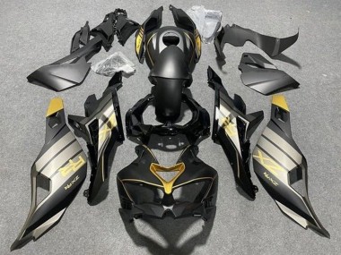 2019-2025 Kawasaki ZX25R ZX-25R Motorcycle Fairings - Matte Black Grey Gold Glossy Black