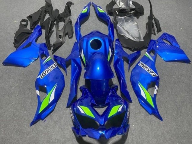 2019-2025 Kawasaki ZX25R ZX-25R Motorcycle Fairings - Blue Green Ecstar