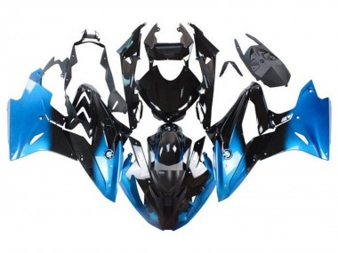 2015-2016 BMW S1000RR Motorcycle Fairings - Blue Glossy Black