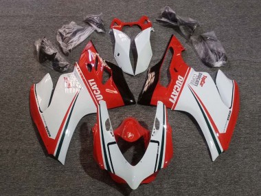 2011-2014 Ducati Panigale 1199 Motorcycle Fairings - White Red Green Glossy Black Corse