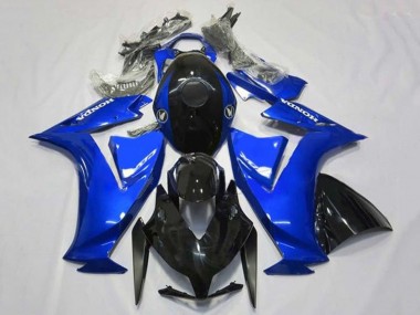 2012-2016 Honda CBR1000RR Bike Fairings - Blue Glossy Black