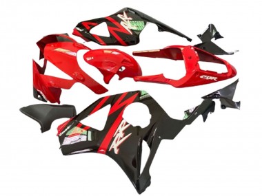 2000-2001 Honda CBR900RR 929 Motorcycle Fairings - Red Matte Black Glossy Black