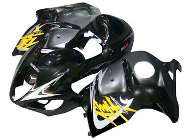 1996-2007 Suzuki GSXR 1300 Hayabusa Motorcycle Fairings - Glossy Black Silver Yellow