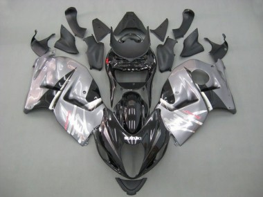 1996-2007 Suzuki GSXR 1300 Hayabusa Motorcycle Fairings - Black Grey Silver