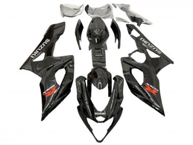 2005-2006 Suzuki GSXR 1000 Motorcycle Fairings - Glossy Black Red Grey