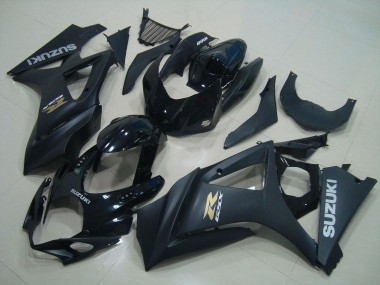 2005-2006 Suzuki GSXR 1000 Motorcycle Fairings - Glossy Black Matte Black Silver Gold