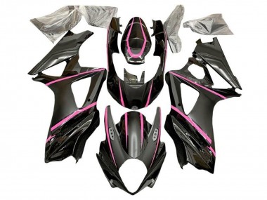 2007-2008 Suzuki GSXR 1000 Motorcycle Fairings - Matte Black Pink