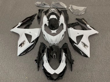 2009-2016 Suzuki GSXR 1000 Motorcycle Fairing - White Black
