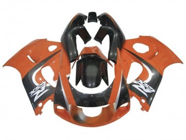 1996-2000 Suzuki GSXR 600 / GSXR 750 Motorcycle Fairings - Orange Black