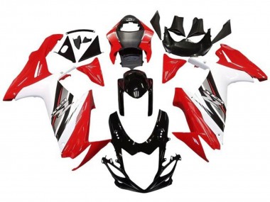 2011-2024 Suzuki GSXR 600 / GSXR 750 Motorcycle Fairing - Red White Black
