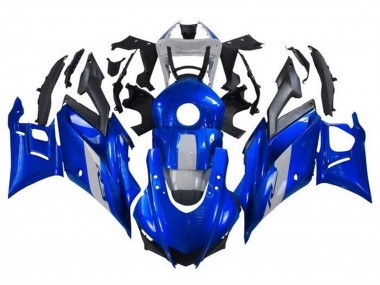 2019-2021 Yamaha YZF R3/R25 Motorcycle Fairings - Blue Grey Black