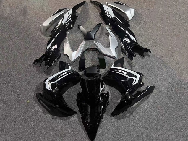 2022-2024 Honda ADV160 Motorcycle Fairings - Silver Glossy Black