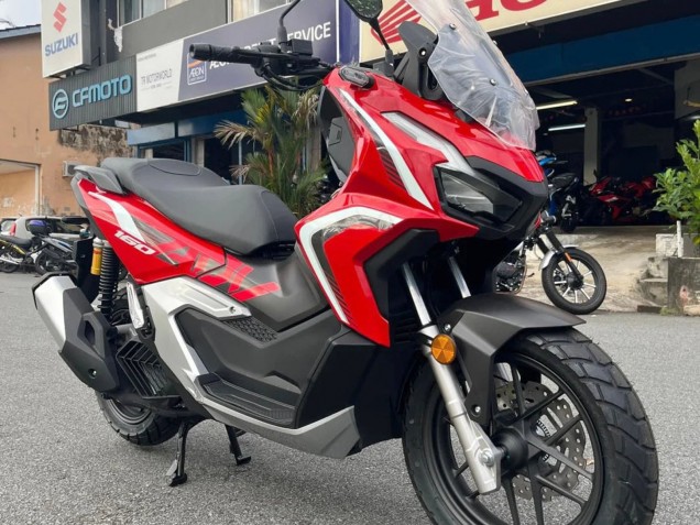 2022-2024 Honda ADV160 Motorcycle Fairings - Red White Black