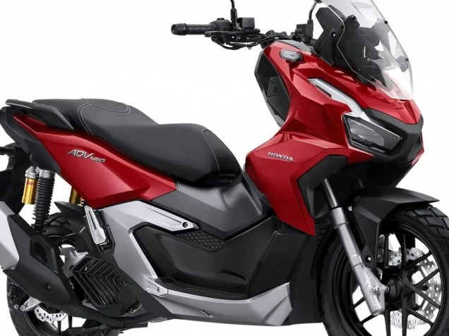 2022-2024 Honda ADV160 Motorcycle Fairings - Silver Red Matte Black